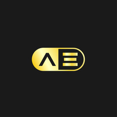 Initial Letter AE Logo Template Design