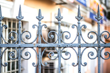 part of forged fence