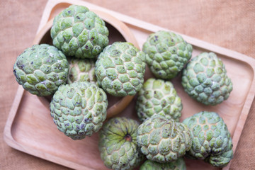 Sugar-apple fruit (Annona squamosa)