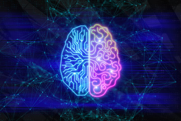Artifical intelligence and ai concept