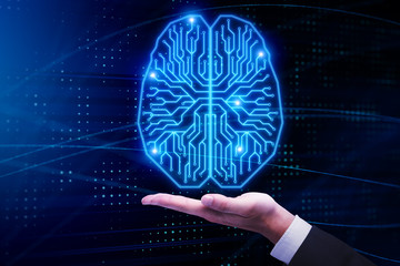 Artificial intelligence and future concept