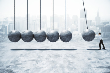 Success and effort concept