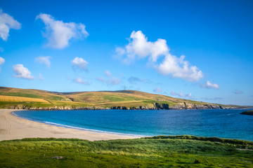 Fototapeta na wymiar Beautiful View at Shetlands
