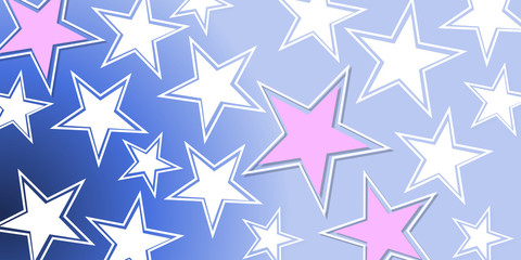 Obraz premium stars geometric shapes backdrops