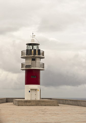 Fototapeta na wymiar Leuchtturm am Cap Kap Ortegal, Gemeinde Cariño, Provinz La Coruña, Galicien, Spanien