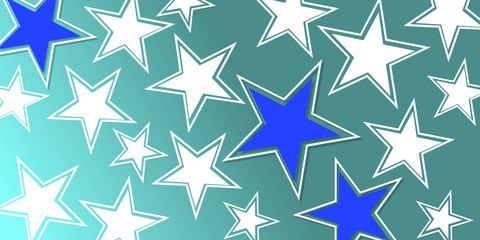 Obraz premium stars geometric shapes backdrops
