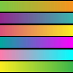Color background collection. Modern vector design. Color gradient sets.