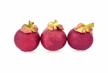 mangoteen fruit isolated on white background