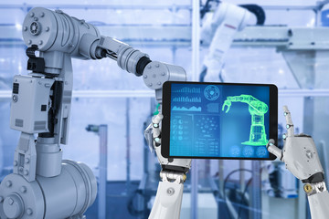 robot in factory