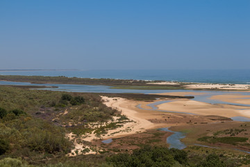 Sandy beach in Algarve, Portugal