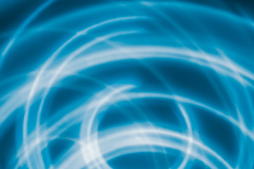 abstract circle of light in dark