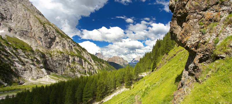 Valley in Dolomites