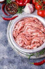 Raw minced meat