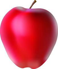 Obraz premium Fresh and juicy apple