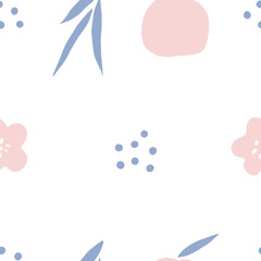 Fototapeta premium Apple seamless pattern. Cute vector background
