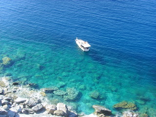Crète, bateau, mer