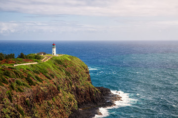 Kilauea Lighthouse on a Sunny Day