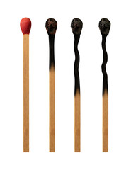 Match burning isolated
