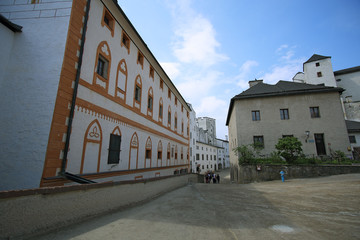 Naklejka premium Salzburg Hohensalzburg Fortress inner view