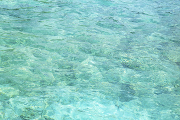 Blue ocean water with ripple wave background