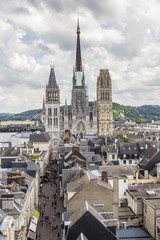 Naklejka premium the city of Rouen