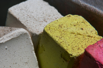 Chalk for industrial use is macro