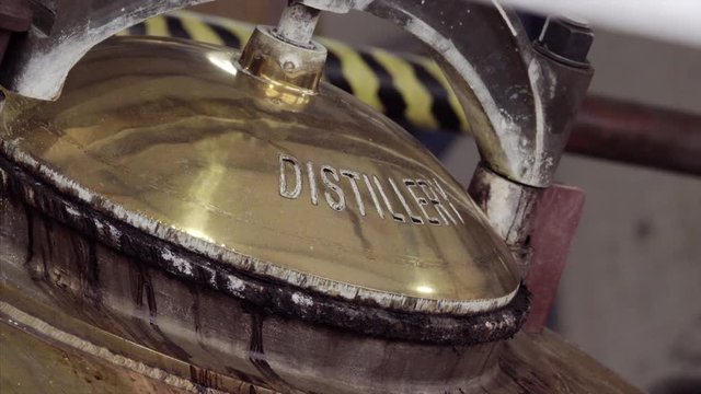 Close Up of a Mash Tun at a Scotch Distillery in Islay
