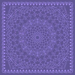 Floral pattern. vector illustration. hand drawn henna india tribal paisley background