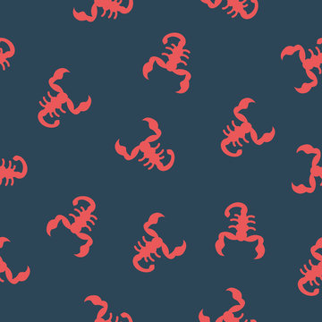 Pattern with scorpions