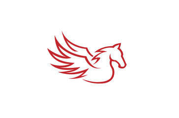 Horse Logo Design Illustration