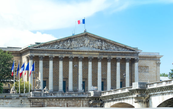 The French national Assembly , Paris, France