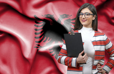 Businesswoman from Albania - Powered by Adobe