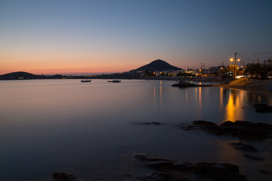 Naxos, Grecia tramonto