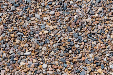 texture of crushed stone