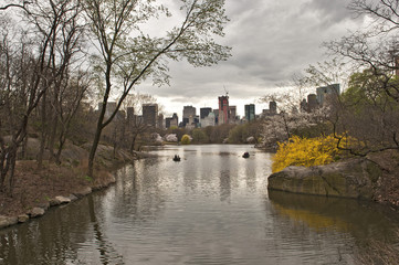 Central Park, The Lake, Manhattan, New York City, New York, Vereinigte Staaten von Amerika, USA