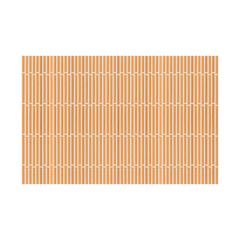 Bamboo mat. Isolated. Vector illustration.