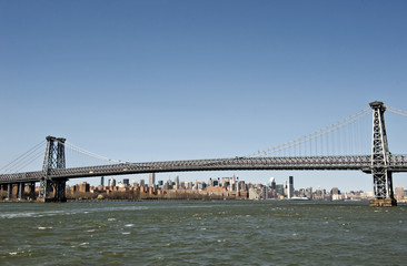 Williamsburg Bridge, East River, New York City, New York, Vereinigte Staaten von Amerika, USA