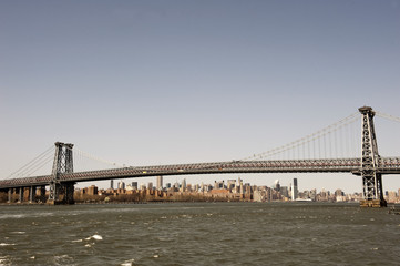 Williamsburg Bridge, East River, New York City, New York, Vereinigte Staaten von Amerika, USA