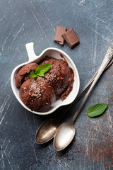 Chocolate ice cream