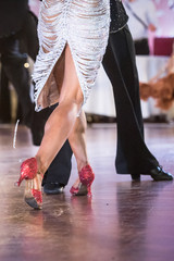 feet pair dancers latino dancing competition