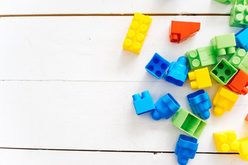 Baby toys on a table