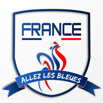 allez les bleues - blason - France - 1 2 &eacute;toiles 