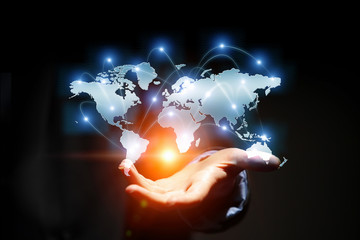 Presenting new technologies. Mixed media