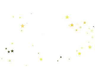 Obraz na płótnie Canvas Gold Stars Confetti Vector Magic Cosmic Light Garland. Christmas Birthday Party Scatter Gamour Sparkles Glowing Celebration Decoration. Noble Rich New Year Holiday Premium Texture Star Dust Explosion.