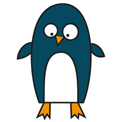 cute cartoon penguin