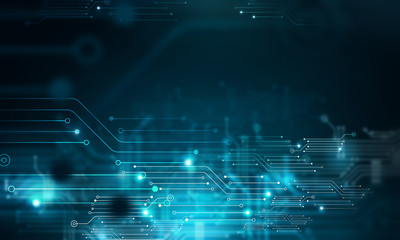 Circuit chip concept background