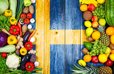 Fresh fruits and vegetables from Sweden