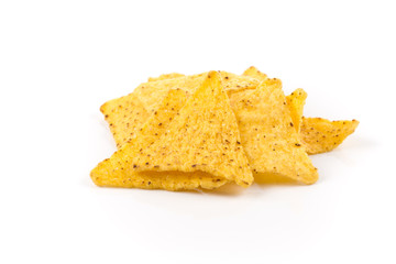 Fototapeta premium Salted corn snack nachos chips