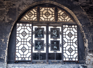 Pingyao Ancient City architecture and ornaments, Shanxi, China