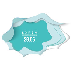 3D abstract background with paper cut shapes. Punchy pastel Vector design layout for business presentations, flyers, posters.